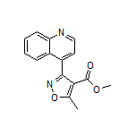 5-甲基-3-(4-喹啉基)异噁唑-4-甲酸甲酯