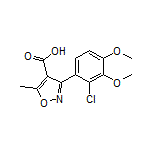 3-(2-氯-3,4-二甲氧基苯基)-5-甲基异噁唑-4-甲酸