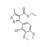 3-(2-氯-3,4-二甲氧基苯基)-5-甲基异噁唑-4-甲酸乙酯