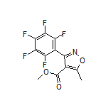 5-甲基-3-(全氟苯基)异噁唑-4-甲酸甲酯