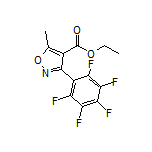 5-甲基-3-(全氟苯基)异噁唑-4-甲酸乙酯