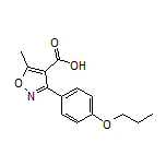 5-甲基-3-(4-丙氧基苯基)异噁唑-4-甲酸