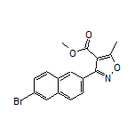3-(6-溴-2-萘基)-5-甲基异噁唑-4-甲酸甲酯