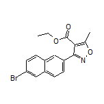 3-(6-溴-2-萘基)-5-甲基异噁唑-4-甲酸乙酯