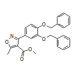 3-[3,4-双(苄氧基)苯基]-5-甲基异噁唑-4-甲酸甲酯