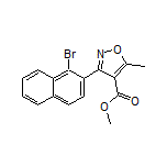 3-(1-溴-2-萘基)-5-甲基异噁唑-4-甲酸甲酯
