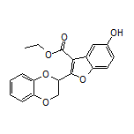 2-(2,3-二氢苯并[b][1,4]二噁英-2-基)-5-羟基苯并呋喃-3-甲酸乙酯