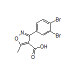 3-(3,4-二溴苯基)-5-甲基异噁唑-4-甲酸