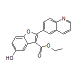 5-羟基-2-(6-喹啉基)苯并呋喃-3-甲酸乙酯