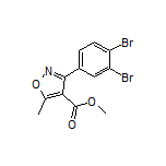 3-(3,4-二溴苯基)-5-甲基异噁唑-4-甲酸甲酯