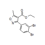3-(3,4-二溴苯基)-5-甲基异噁唑-4-甲酸乙酯
