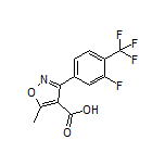 3-[3-氟-4-(三氟甲基)苯基]-5-甲基异噁唑-4-甲酸