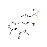 3-[3-氟-4-(三氟甲基)苯基]-5-甲基异噁唑-4-甲酸甲酯
