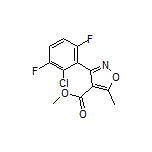 3-(2-氯-3,6-二氟苯基)-5-甲基异噁唑-4-甲酸甲酯