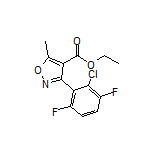 3-(2-氯-3,6-二氟苯基)-5-甲基异噁唑-4-甲酸乙酯