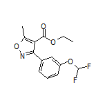 3-[3-(二氟甲氧基)苯基]-5-甲基异噁唑-4-甲酸乙酯