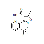 5-甲基-3-[3-(三氟甲基)-2-吡啶基]异噁唑-4-甲酸