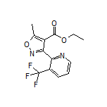 5-甲基-3-[3-(三氟甲基)-2-吡啶基]异噁唑-4-甲酸乙酯