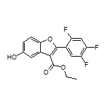 5-羟基-2-(2,4,5-三氟苯基)苯并呋喃-3-甲酸乙酯