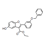 2-[3-(苄基氧基)苯基]-5-羟基苯并呋喃-3-甲酸乙酯