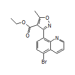 3-(5-溴-8-喹啉基)-5-甲基异噁唑-4-甲酸乙酯