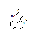 3-(2-乙基苯基)-5-甲基异噁唑-4-甲酸