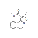 3-(2-乙基苯基)-5-甲基异噁唑-4-甲酸甲酯