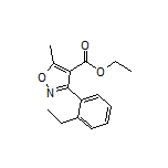 3-(2-乙基苯基)-5-甲基异噁唑-4-甲酸乙酯