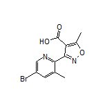 3-(5-溴-3-甲基-2-吡啶基)-5-甲基异噁唑-4-甲酸