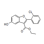 2-(2-氯苯基)-5-羟基苯并呋喃-3-甲酸乙酯