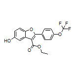 5-羟基-2-[4-(三氟甲氧基)苯基]苯并呋喃-3-甲酸乙酯