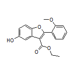 5-羟基-2-(2-甲氧基苯基)苯并呋喃-3-甲酸乙酯