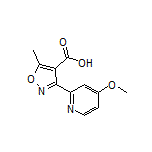 3-(4-甲氧基-2-吡啶基)-5-甲基异噁唑-4-甲酸