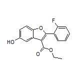 2-(2-氟苯基)-5-羟基苯并呋喃-3-甲酸乙酯