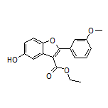 5-羟基-2-(3-甲氧基苯基)苯并呋喃-3-甲酸乙酯
