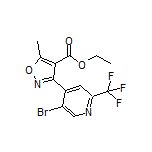 3-[5-溴-2-(三氟甲基)-4-吡啶基]-5-甲基异噁唑-4-甲酸乙酯