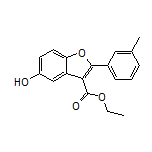 5-羟基-2-(间甲苯基)苯并呋喃-3-甲酸乙酯