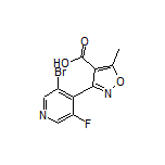 3-(3-溴-5-氟-4-吡啶基)-5-甲基异噁唑-4-甲酸