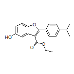 5-羟基-2-(4-异丙基苯基)苯并呋喃-3-甲酸乙酯