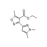 3-(1,5-二甲基-3-吡唑基)-5-甲基异噁唑-4-甲酸乙酯