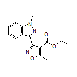 5-甲基-3-(1-甲基-3-吲唑基)异噁唑-4-甲酸乙酯
