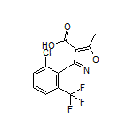 3-[2-氯-6-(三氟甲基)苯基]-5-甲基异噁唑-4-甲酸