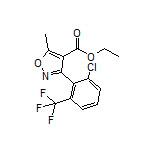 3-[2-氯-6-(三氟甲基)苯基]-5-甲基异噁唑-4-甲酸乙酯