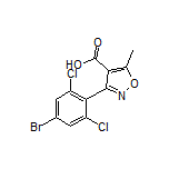 3-(4-溴-2,6-二氯苯基)-5-甲基异噁唑-4-甲酸