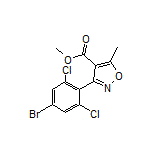 3-(4-溴-2,6-二氯苯基)-5-甲基异噁唑-4-甲酸甲酯