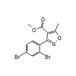 3-(2,4-二溴苯基)-5-甲基异噁唑-4-甲酸甲酯