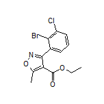 3-(2-溴-3-氯苯基)-5-甲基异噁唑-4-甲酸乙酯