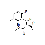 3-(2-溴-6-氟-3-甲基苯基)-5-甲基异噁唑-4-甲酸甲酯