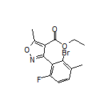 3-(2-溴-6-氟-3-甲基苯基)-5-甲基异噁唑-4-甲酸乙酯