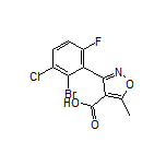 3-(2-溴-3-氯-6-氟苯基)-5-甲基异噁唑-4-甲酸